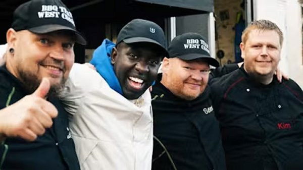 Melvin griller i Sydvestjylland