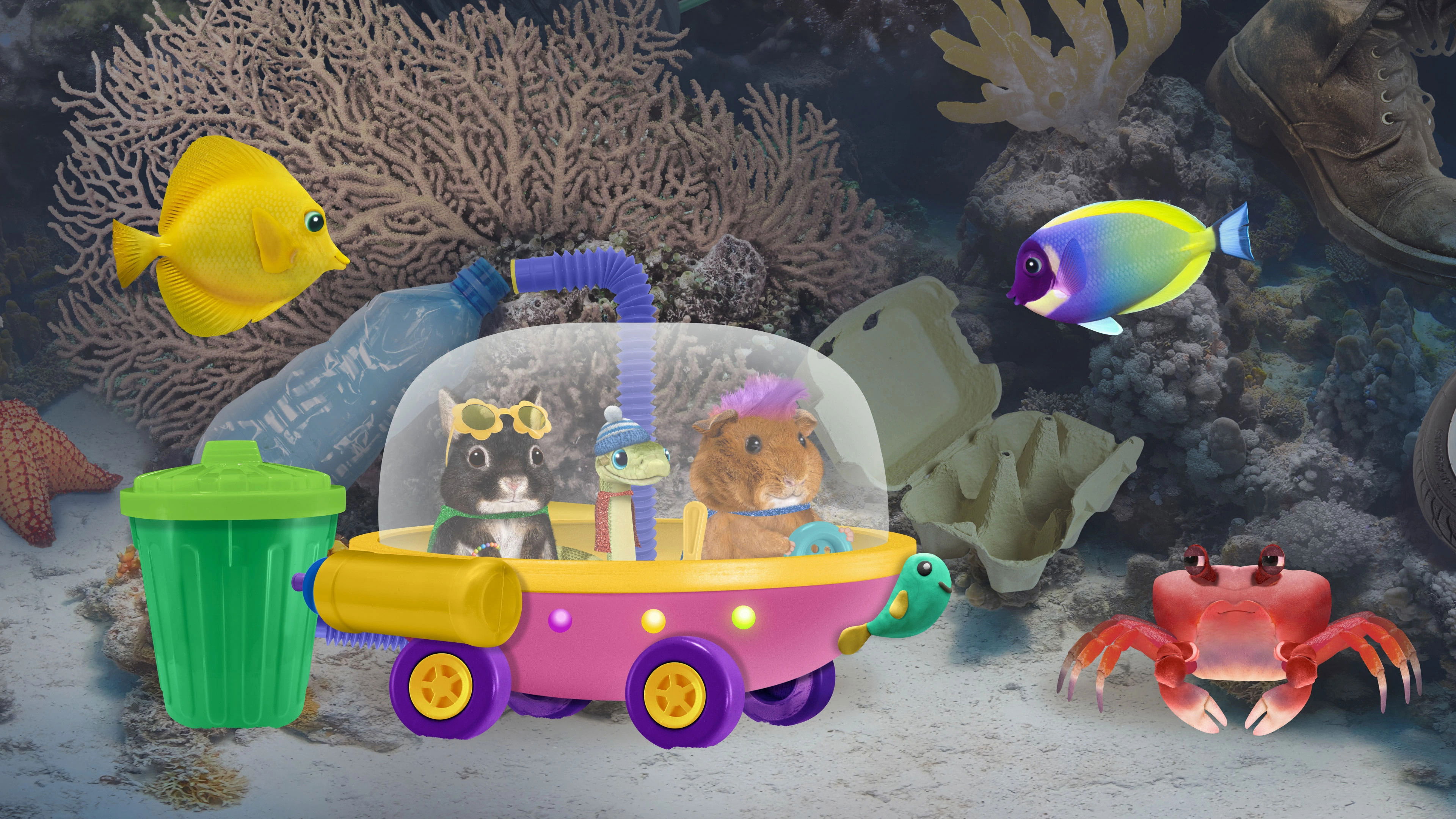 Save the Coral! / Help the Queen Bee!