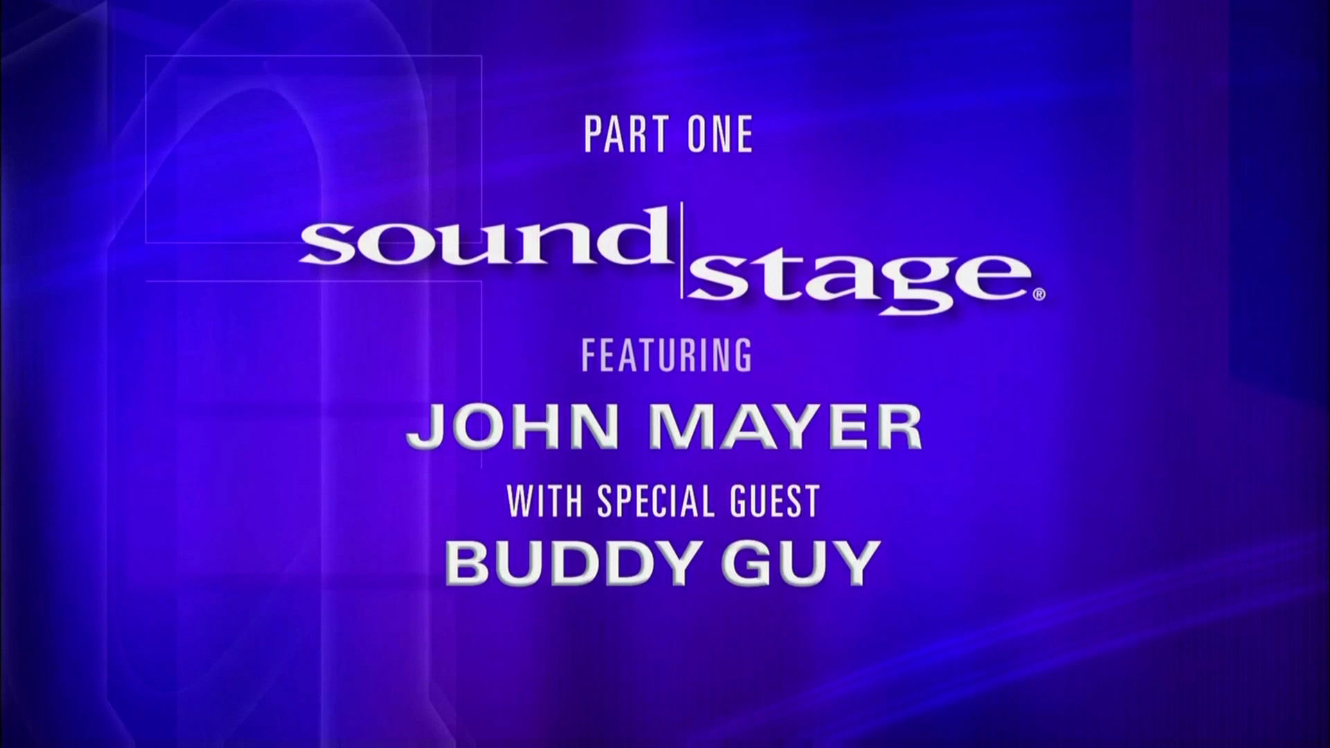 John Mayer - Live at Soundstage