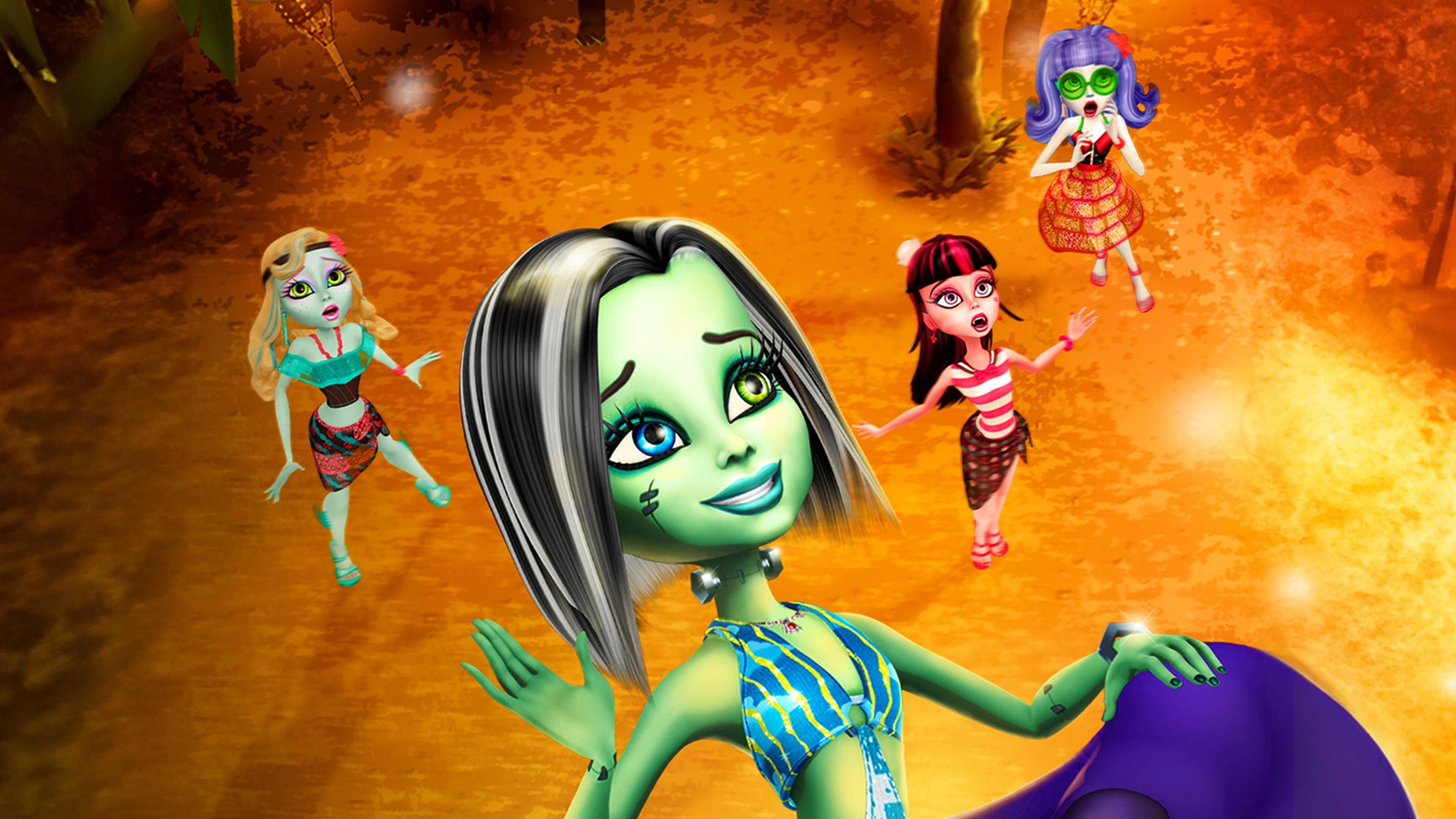 Monster High - Menekülés koponya-szigetről
