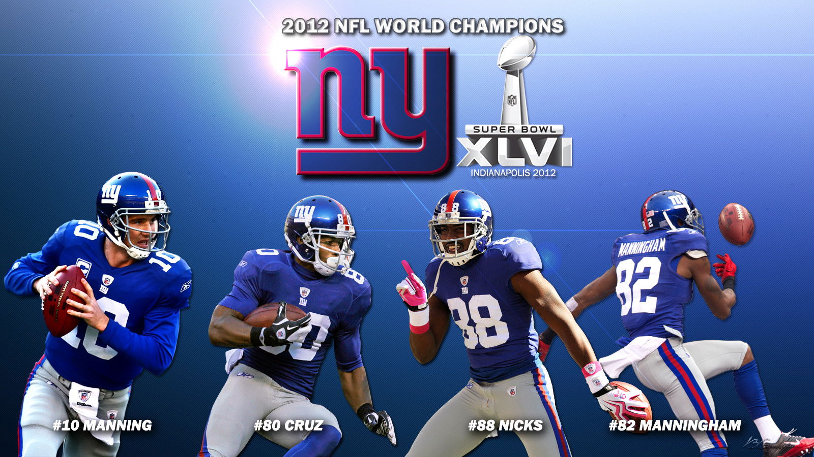 Super Bowl XLVI Champions: New York Giants