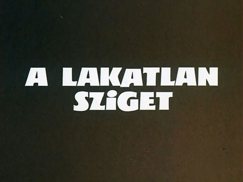 A lakatlan sziget