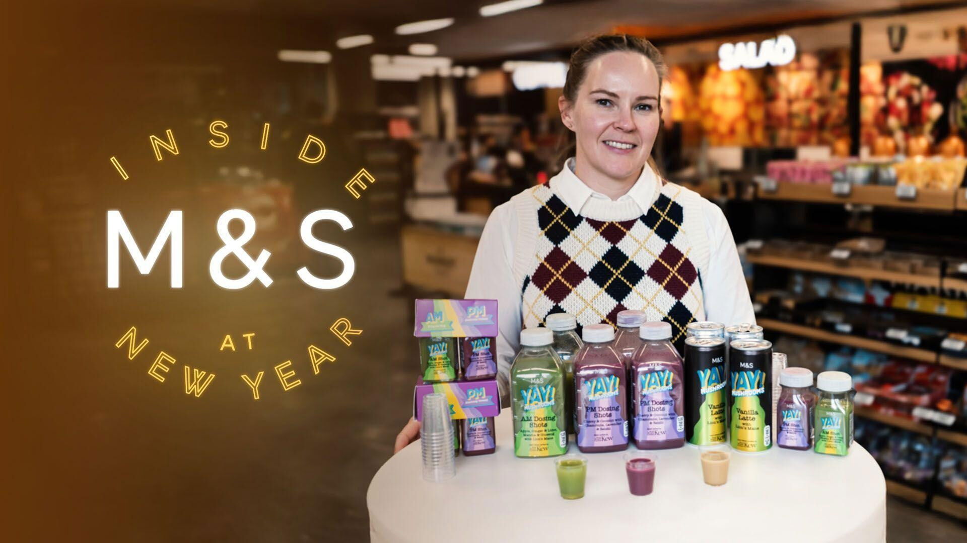 Inside M&S at New Year (2025)