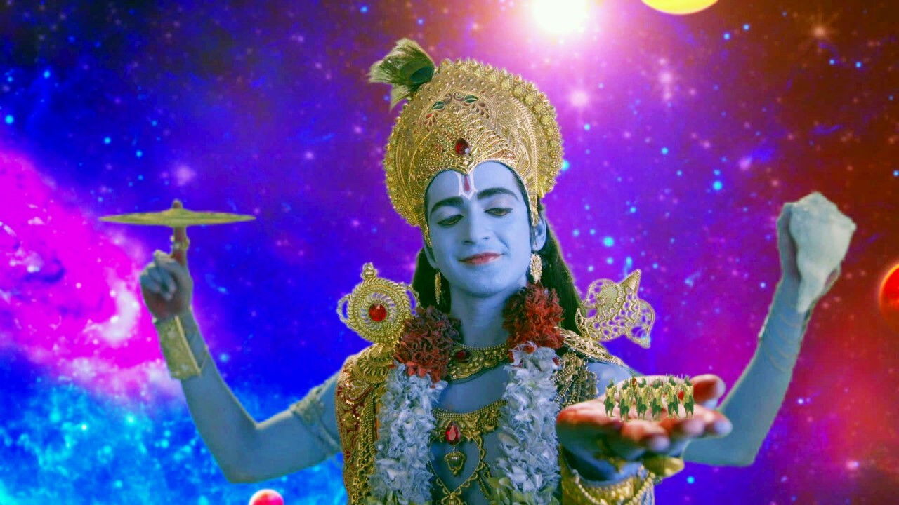 Krishna Gets the Sudarshan Chakra