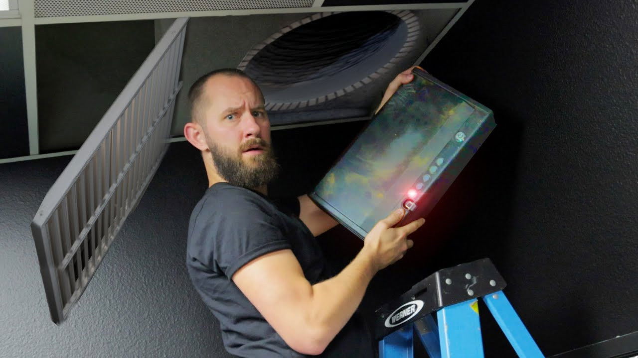 I Found A Safe In The Air Vents!