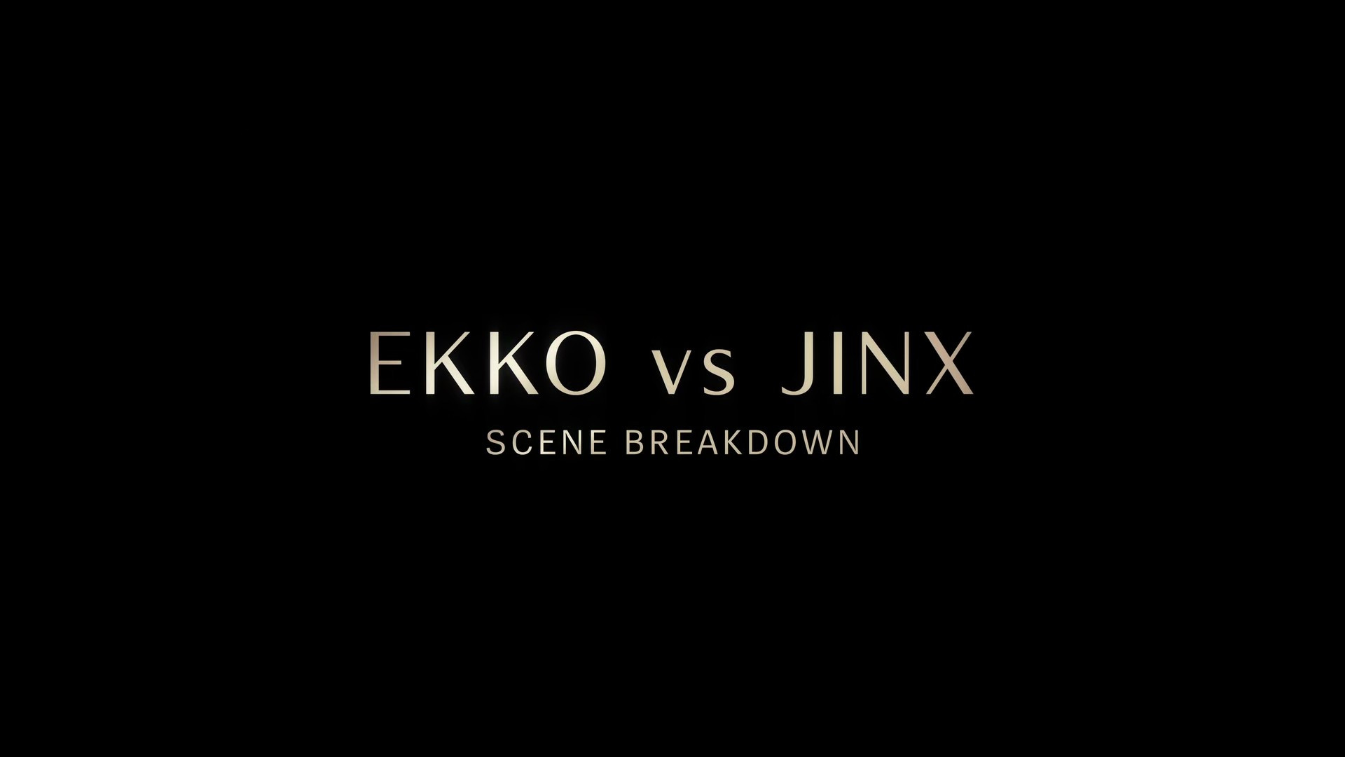 Ekko vs Jinx: Scene Breakdown