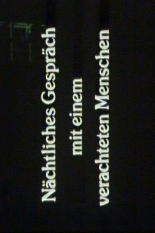 Night Conversation With a Despised Person