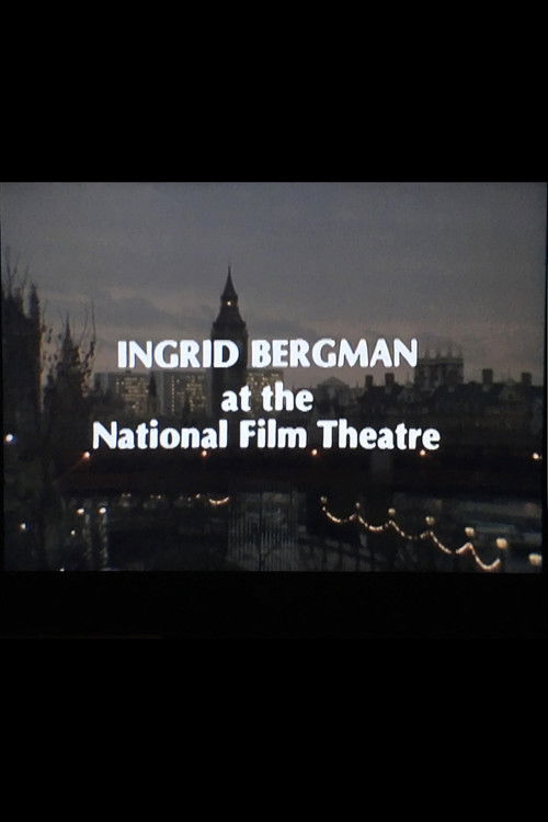 Ingrid Bergman at the National Film Theatre