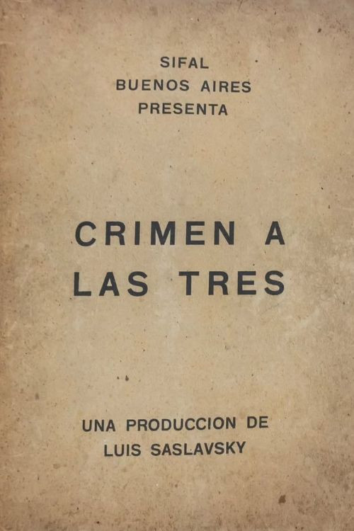 Crimen a las tres