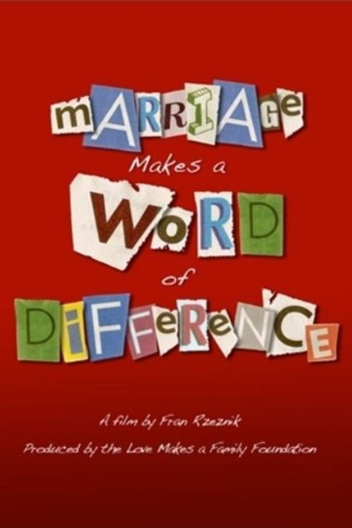 Marriage Makes a Word of Difference