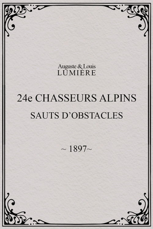 24ème chasseurs alpins : sauts d’obstacles