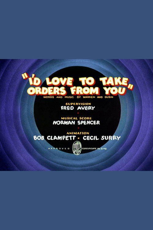 I'd Love to Take Orders from You