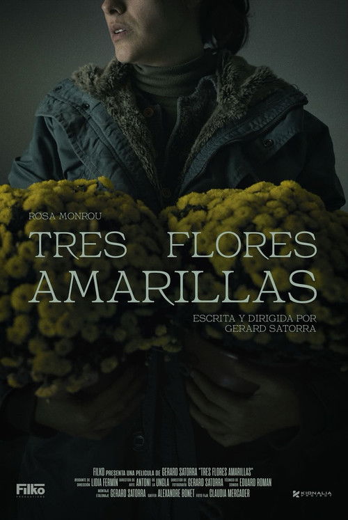 Tres flores amarillas