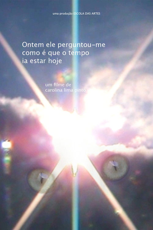 Yesterday he asked me how the weather was going to be today