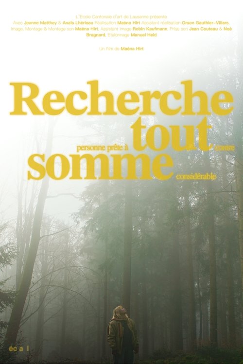 Looking for someone up to anything for a big sum of money