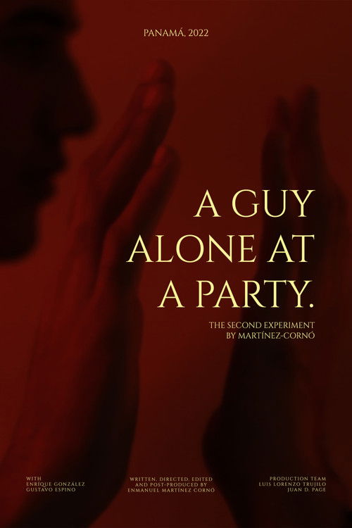 A guy alone at a party.