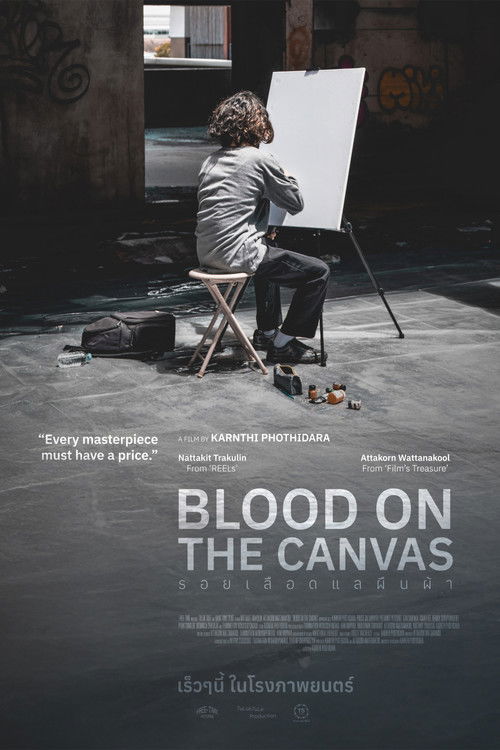 Blood on the canvas