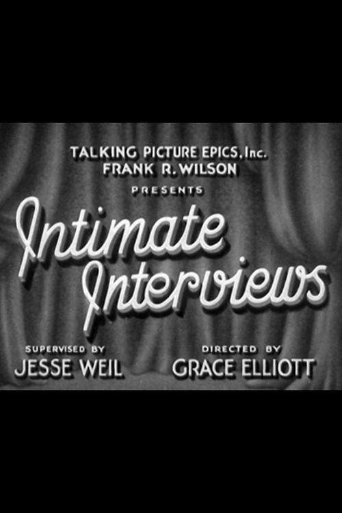 Intimate Interviews: Walter Huston