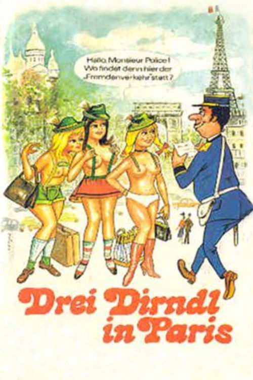 Drei Dirndl in Paris