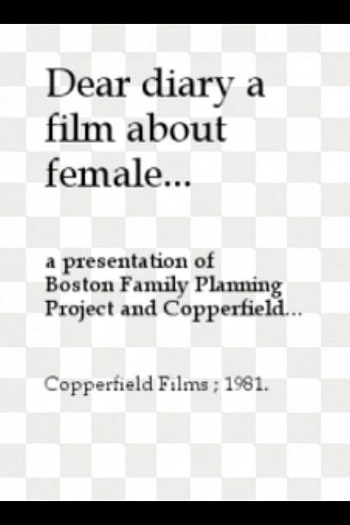 Dear Diary: A Film About Female Puberty